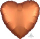 Amscan_OO Balloon - Foil Satin Luxe Amber Heart Foil Balloon 45cm Each
