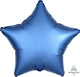 Amscan_OO Balloon - Foil Satin Luxe Azure Star Foil Balloon 45cm Each