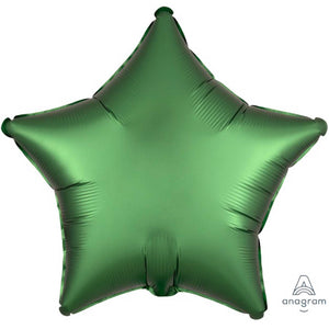 Amscan_OO Balloon - Foil Satin Luxe Emerald Star Foil Balloon 45cm Each