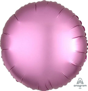 Amscan_OO Balloon - Foil Satin Luxe Flamingo Circle Foil Balloon 45cm Each