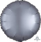Amscan_OO Balloon - Foil Satin Luxe Graphite Circle Foil Balloon 45cm Each