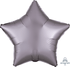 Satin Luxe Greige Star Foil Balloon 45cm Each