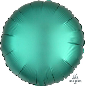 Amscan_OO Balloon - Foil Satin Luxe Jade Circle Foil Balloon 45cm Each