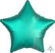 Amscan_OO Balloon - Foil Satin Luxe Jade Star Foil Balloon 45cm Each