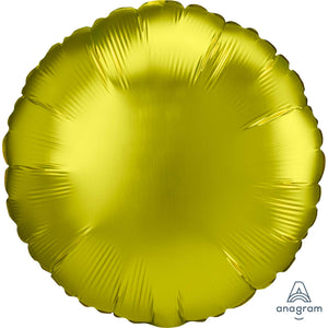 Amscan_OO Balloon - Foil Satin Luxe Lemon Circle Foil Balloon 45cm Each