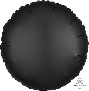 Amscan_OO Balloon - Foil Satin Luxe Onyx Circle Foil Balloon 45cm Each