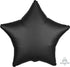 Satin Luxe Onyx Star Foil Balloon 45cm Each