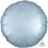 Satin Luxe Pastel Blue Circle Foil Balloon 45cm Each