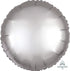 Satin Luxe Platinum Circle Foil Balloon 45cm Each