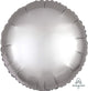 Amscan_OO Balloon - Foil Satin Luxe Platinum Circle Foil Balloon 45cm Each