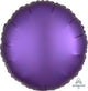 Amscan_OO Balloon - Foil Satin Luxe Purple Royale Circle Foil Balloon 45cm Each