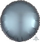 Amscan_OO Balloon - Foil Satin Luxe Steel Blue Circle Foil Balloon 45cm Each