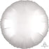 Satin Luxe White Circle Foil Balloon 45cm Each