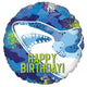 Amscan_OO Balloon - Foil Shark Happy Birthday Foil Balloon 45cm Each