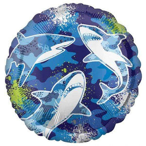 Amscan_OO Balloon - Foil Shark Splash Foil Balloon 45cm Each