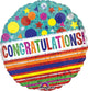 Amscan_OO Balloon - Foil Sparkle Congratulations Foil Balloon 45cm Each