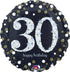 Sparkling Happy 30th Birthday Foil Balloon 45cm Each
