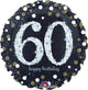 Amscan_OO Balloon - Foil Sparkling Happy 60th Birthday Foil Balloon 45cm Each