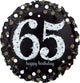 Amscan_OO Balloon - Foil Sparkling Happy Birthday 65 Foil Balloon 45cm Each