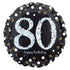 Sparkling Happy Birthday 80 Foil Balloon 45cm Each