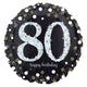 Amscan_OO Balloon - Foil Sparkling Happy Birthday 80 Foil Balloon 45cm Each