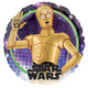 Amscan_OO Balloon - Foil Star Wars Galaxy C3P0 Foil Balloon 45cm Each