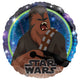 Amscan_OO Balloon - Foil Star Wars Galaxy Chewbacca Foil Balloon 45cm Each