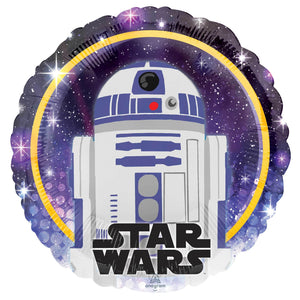 Amscan_OO Balloon - Foil Star Wars Galaxy R2D2 Foil Balloon 45cm Each