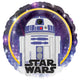 Amscan_OO Balloon - Foil Star Wars Galaxy R2D2 Foil Balloon 45cm Each
