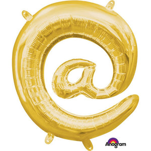 Amscan_OO Balloon - Foil Symbol @ Gold Foil Balloon 40cm Each