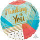 Amscan_OO Balloon - Foil Thinking of You Geometric Pattern Foil Balloon 45cm Each