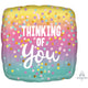 Amscan_OO Balloon - Foil Thinking of You Pastel Dots Foil Balloon 45cm Each