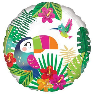 Amscan_OO Balloon - Foil Tropical Paradise Foil Balloon 45cm Each