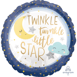 Amscan_OO Balloon - Foil Twinkle Little Star Foil Balloon 45cm Each