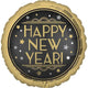 Amscan_OO Balloon - Foil Vintage Happy New Year Foil Balloon 45cm Each