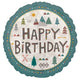 Balloon - Foil Wilderness Happy Birthday Jumbo Shape Foil Balloon 53cm Each