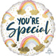 Amscan_OO Balloon - Foil You're Special Painted Rainbows Foil Balloon 45cm Each