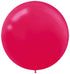 Apple Red Latex Balloons 60cm 4pk