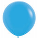 Amscan_OO Balloon - Plain Latex Blue Black Latex Balloons 60cm 3pk