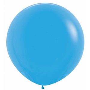 Amscan_OO Balloon - Plain Latex Blue Caribbean Blue Latex Balloons 60cm 3pk