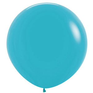 Amscan_OO Balloon - Plain Latex Caribbean Blue Caribbean Blue Latex Balloons 60cm 3pk