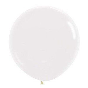 Amscan_OO Balloon - Plain Latex Crystal Clear Latex Balloons 90cm 2pk