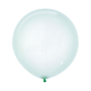 Amscan_OO Balloon - Plain Latex Crystal Pastel Green Latex Balloons 60cm 3pk