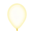 Crystal Pastel Yellow Latex Balloons 30cm 100pk