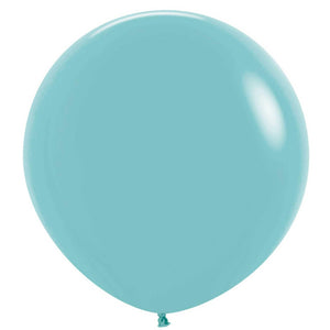 Amscan_OO Balloon - Plain Latex Fashion Aquamarine Latex Balloons 60cm 3pk