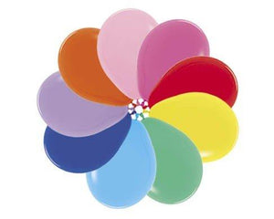 Amscan_OO Balloon - Plain Latex Fashion Asorted Latex Balloons 45cm 6pk