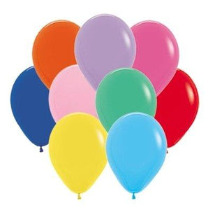 Amscan_OO Balloon - Plain Latex Fashion Assorted Latex Balloons 30cm 25pk