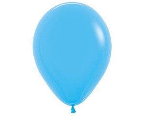 Amscan_OO Balloon - Plain Latex Fashion Blue Latex Balloons 45cm 6pk