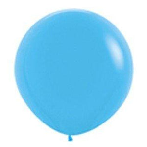 Amscan_OO Balloon - Plain Latex Fashion Blue Latex Balloons 90cm 2pk