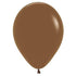 Fashion Coffee Brown Latex Balloons 30cm 25pk